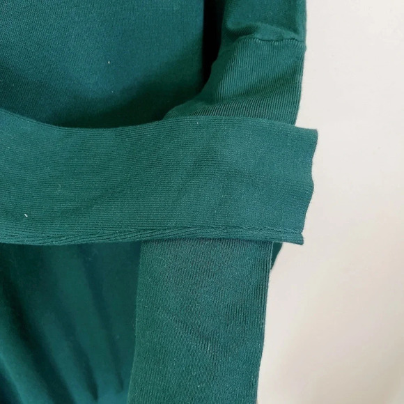Zara Green Vneck  Choker Knit Sweater Dress - Picture 10 of 15